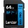 Lexar SDcard 64GB High-Performance 800x PRO UHS-I SDXC Card Up To R 150MB/s LSD0800P064G-BNNNG